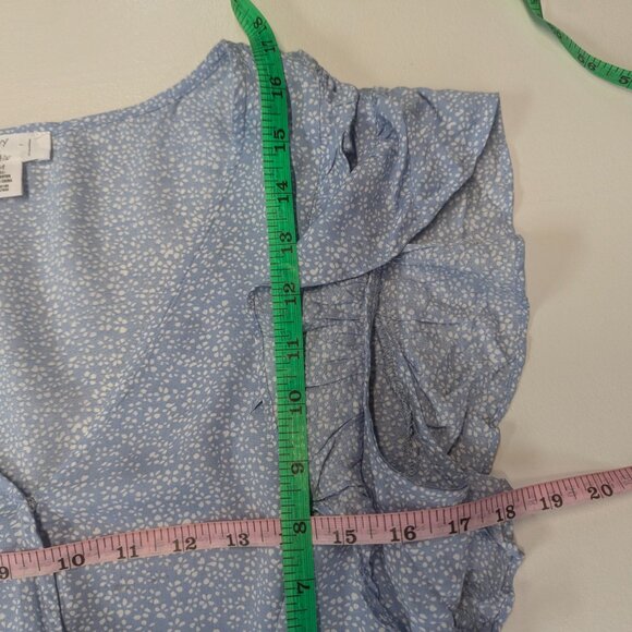 Ivy + Main Size Medium Crop Top Baby Blue - Picture 10 of 12